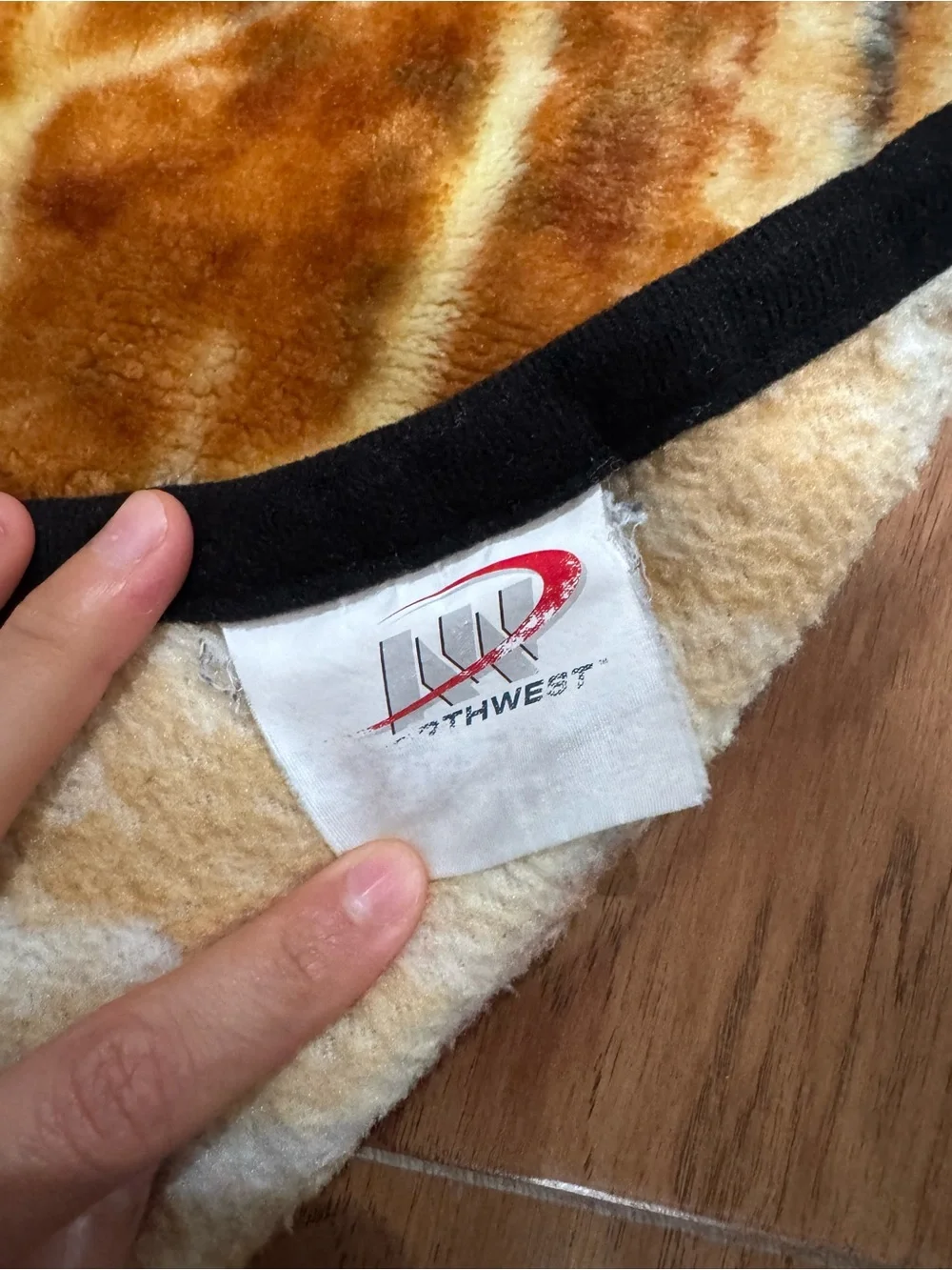 Vintage Jim Killen Golden Retriever Plush Throw Blanket Miss Lucy